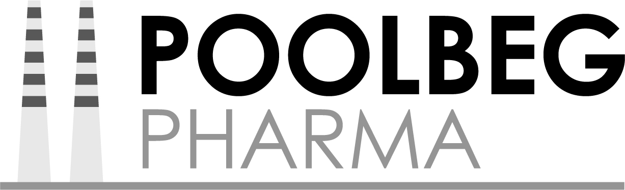 Poolbeg Logo White Back Greyscale